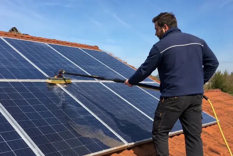 Nettoyage et entretien de panneaux solaires à Orist